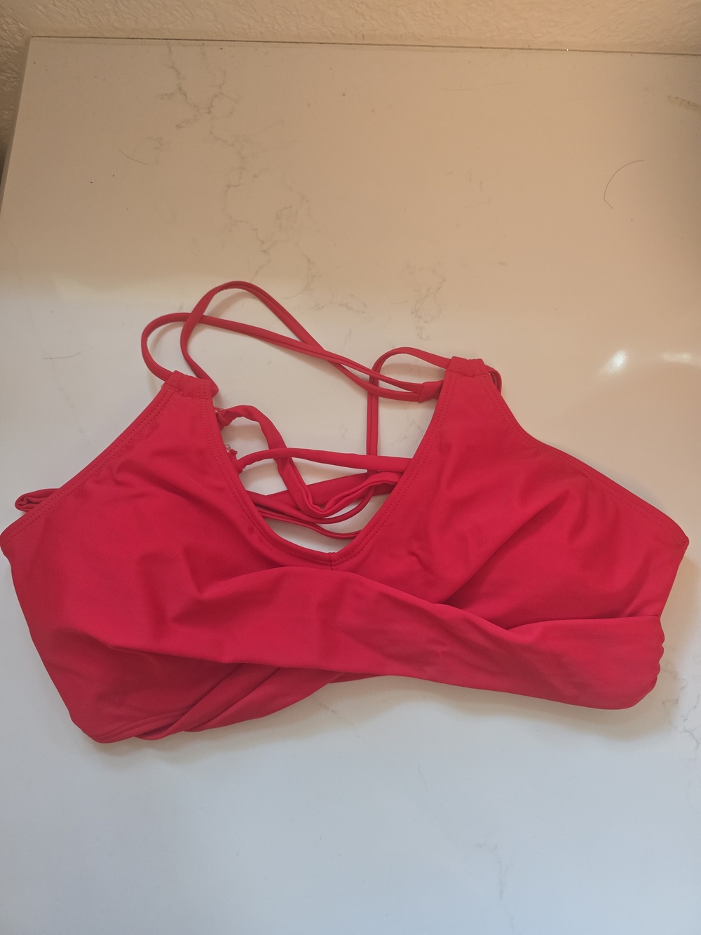 Red Strappy Swimwear